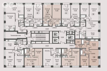 34,6 м², 2-комнатная квартира 18 500 000 ₽ - изображение 64