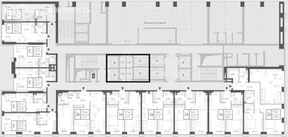 109 м², 3-комнатная квартира 48 000 000 ₽ - изображение 75