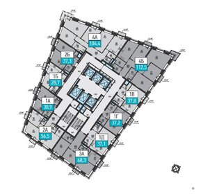 Квартира 38 м², 1-комнатные - изображение 1