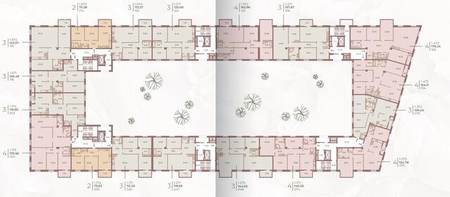 Квартира 140,3 м², 4-комнатная - изображение 1