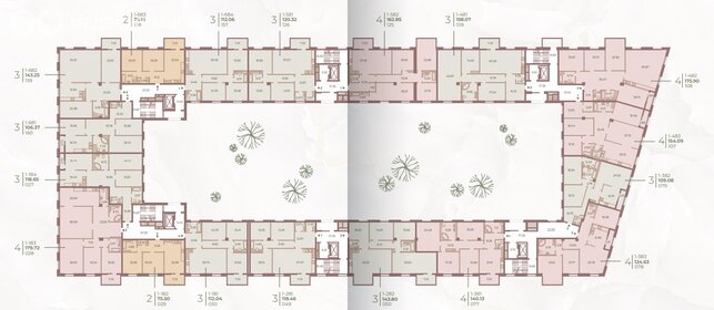 Квартира 143,8 м², 3-комнатная - изображение 1