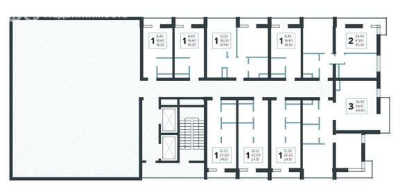 21,7 м², 1-комнатные апартаменты 16 560 000 ₽ - изображение 119