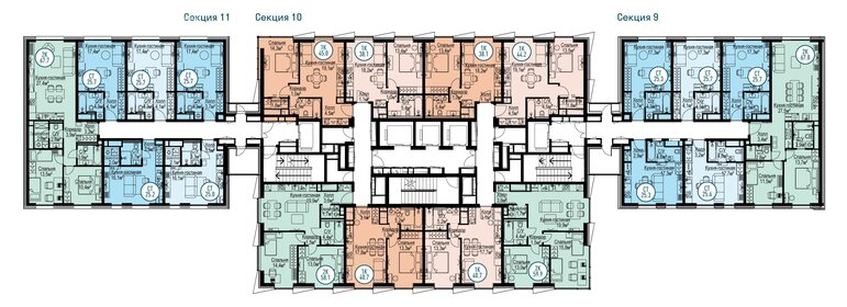 Квартира 54,4 м², 3-комнатные - изображение 3