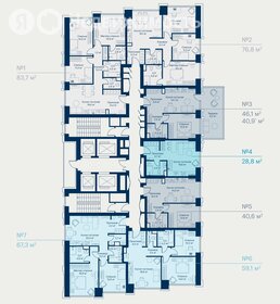 58 м², 2-комнатная квартира 24 950 000 ₽ - изображение 102