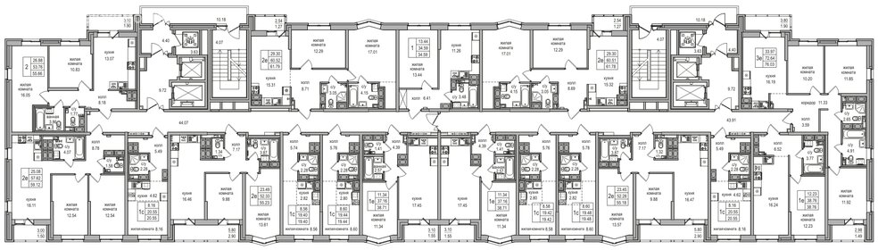 Квартира 52,3 м², 2-комнатная - изображение 4