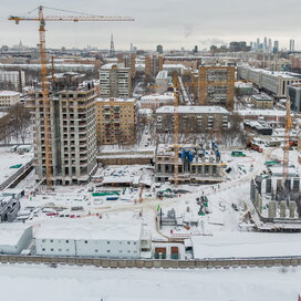 Ход строительства в ЖК «Павелецкая Сити» за Январь — Март 2022 года, 3