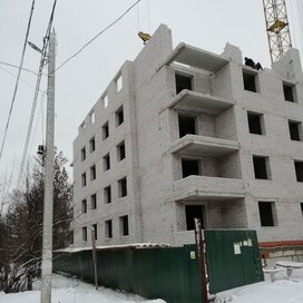 Ход строительства в ЖК «Южный-2» за Октябрь — Декабрь 2021 года, 4