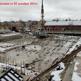 Ход строительства в ЖК «Бух» за Октябрь — Декабрь 2021 года, 2