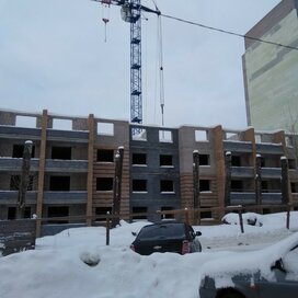 Ход строительства в ЖК «Флагман» за Январь — Март 2022 года, 2