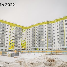 Ход строительства в ЖК «Белые росы» за Январь — Март 2022 года, 6