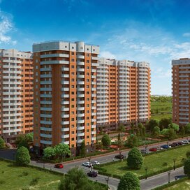 Купить 3-комнатную квартиру с европланировкой (с кухней-гостиной) в ЖК «Янтарный» в Краснодаре - изображение 1