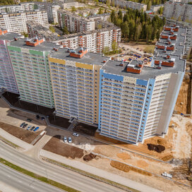 Ход строительства в жилом доме по ул. Адмирала Ушакова, 65 за Апрель — Июнь 2022 года, 1