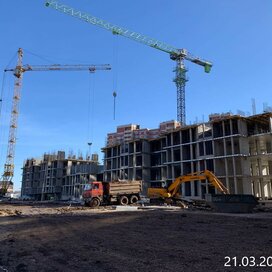 Ход строительства в ЖК «Суворовский» за Январь — Март 2022 года, 2