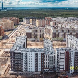 Ход строительства в ЖК «Полис Приморский» за Июль — Сентябрь 2022 года, 6