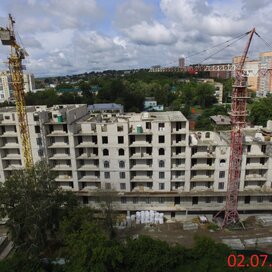 Ход строительства в ЖК «Ампир» за Июль — Сентябрь 2022 года, 2