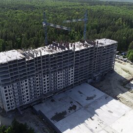 Ход строительства в ЖК «Акварель» за Апрель — Июнь 2022 года, 2
