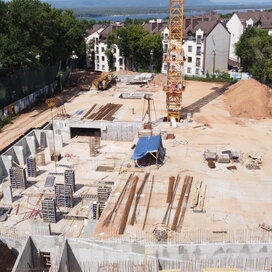 Ход строительства в ЖК «Эстетика» за Июль — Сентябрь 2022 года, 2