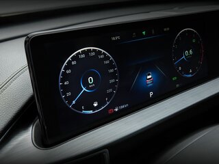 Цветной экран с борткомпьютером в панели приборов 12.3" (сдвоенный с основным)