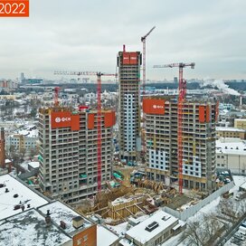 Ход строительства в ЖК «Режиссер» за Октябрь — Декабрь 2022 года, 3