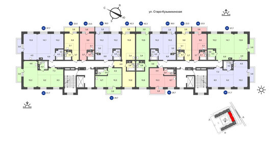 Квартира 23,3 м², студия - изображение 1
