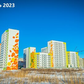 Ход строительства в ЖК «Медовый» за Январь — Март 2023 года, 4
