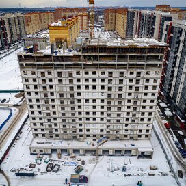Ход строительства в микрорайоне «Финский» за Январь — Март 2023 года, 2