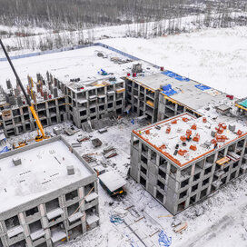 Ход строительства в ЖК «Скандиа. Квартал у озера» за Январь — Март 2023 года, 2