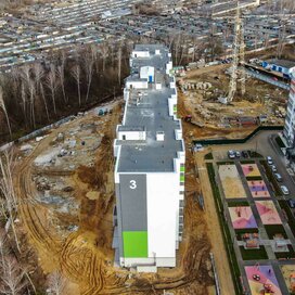 Ход строительства в ЖК «Лесной квартал» за Октябрь — Декабрь 2022 года, 4