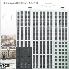Ход строительства в ЖК «Панова Парк» за Январь — Март 2023 года, 3