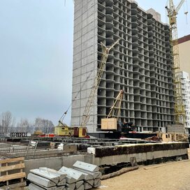 Ход строительства в ЖК «Волна-1» за Январь — Март 2023 года, 3