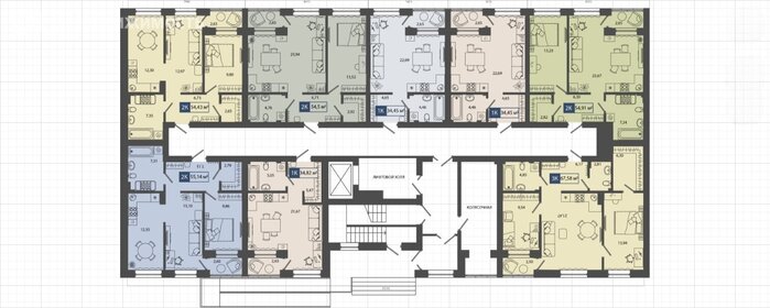 Квартира 55,8 м², 2-комнатная - изображение 2