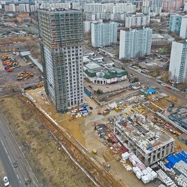 Ход строительства в жилом квартале AFI Park Воронцовский за Апрель — Июнь 2023 года, 5