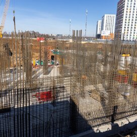 Ход строительства в ЖК «Бунинские Кварталы» за Январь — Март 2023 года, 3