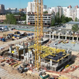 Ход строительства в ЖК «Счастье в Казани» за Апрель — Июнь 2023 года, 2