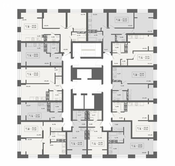 71,2 м², 2-комнатная квартира 20 600 000 ₽ - изображение 37