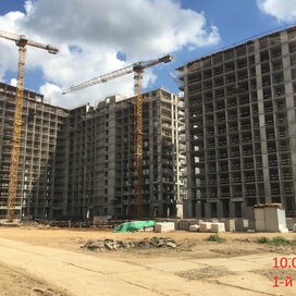 Ход строительства в ЖК «РУСИЧ-Кантемировский» за Июль — Сентябрь 2023 года, 2