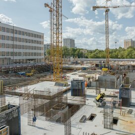 Ход строительства в ЖК «Петровский парк II» за Апрель — Июнь 2023 года, 5