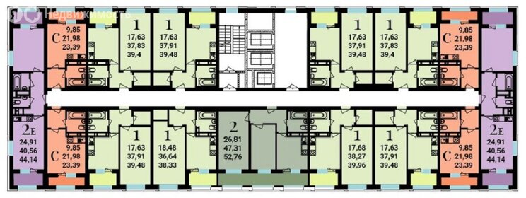 Квартира 50 м², 1-комнатная - изображение 2