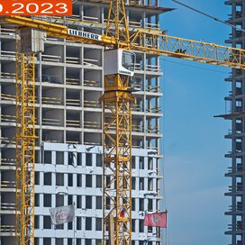 Ход строительства в ЖК «Сидней Сити» за Июль — Сентябрь 2023 года, 6