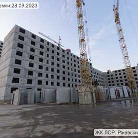 Ход строительства в ЖК «Ржевский парк» за Июль — Сентябрь 2023 года, 3