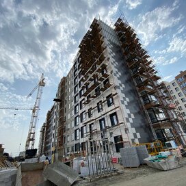 Ход строительства в ЖК «Комсомольский» за Июль — Сентябрь 2023 года, 2