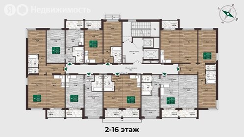 Квартира 37 м², 1-комнатная - изображение 2