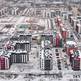 Ход строительства в UP-квартале «Пушкинский» за Октябрь — Декабрь 2023 года, 2