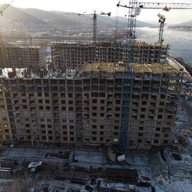 Ход строительства в ЖК «Тихие зори (Красстрой)» за Октябрь — Декабрь 2023 года, 3