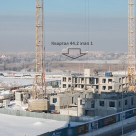 Ход строительства в жилом районе «Южный город» за Январь — Март 2024 года, 2