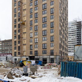 Ход строительства в  «Красноказарменная 15» за Январь — Март 2024 года, 2