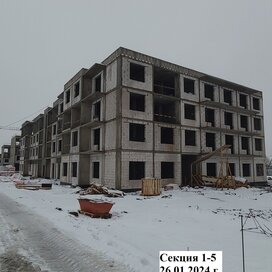 Ход строительства в ЖК «Верево Сити» за Январь — Март 2024 года, 2