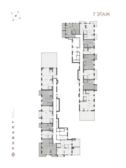 71,7 м², 2-комнатная квартира 20 119 320 ₽ - изображение 17