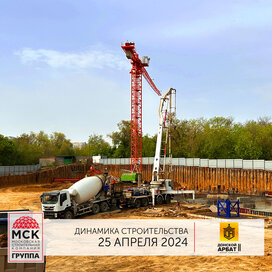Ход строительства в ЖК «Донской Арбат 2» за Апрель — Июнь 2024 года, 3