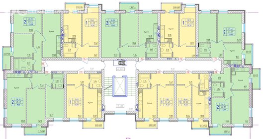Квартира 53,9 м², 2-комнатная - изображение 1